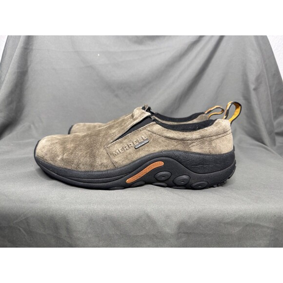 Merrell Jungle Moc Shoes Nubuck Men 11 Gunsmoke Slip On Suede Comfort Clog Gorp main image 4